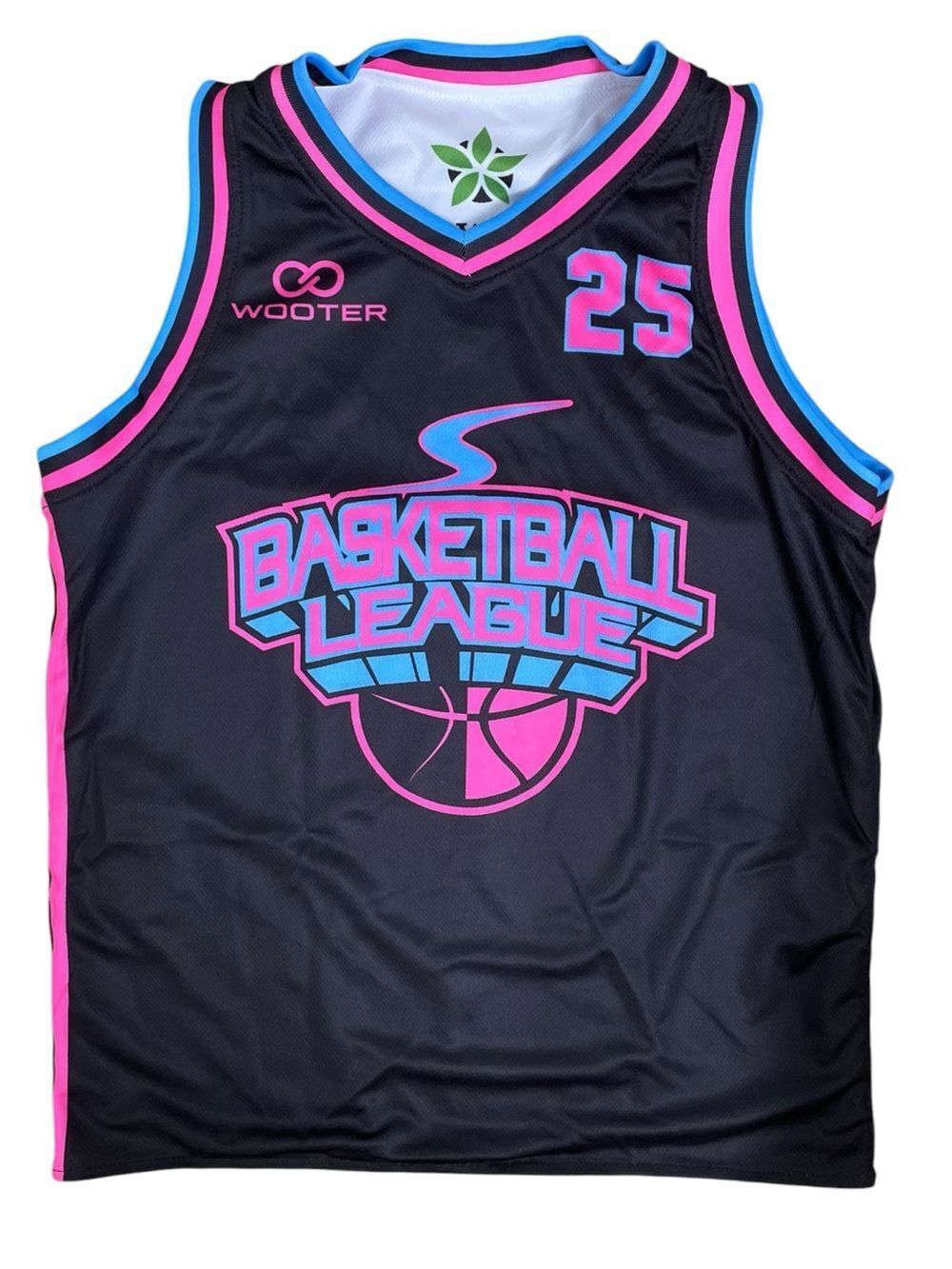 Wooter Basketball League Reversible Jersey Youth Medium Pink Blue Black